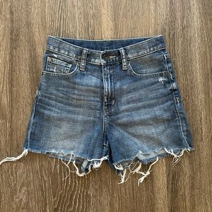 Uniqlo cut-off denim shorts
